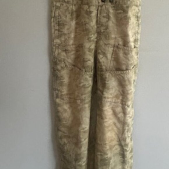 We The Free Way It Goes Camo Bib Adjustable Strap Back Cinch Harem Overalls NEW - Picture 8 of 16